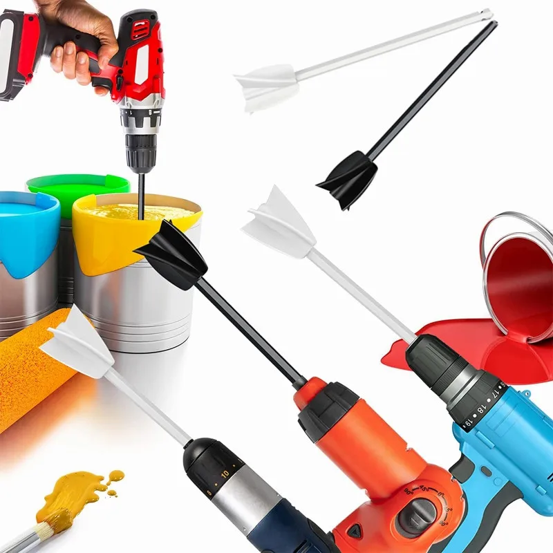 

Paint,Epoxy Resin,Mud Power Mixer Blade Drill Tool for Mixing 1.4" Plastic Paddle Replace Resin Mixer Drill Attachment