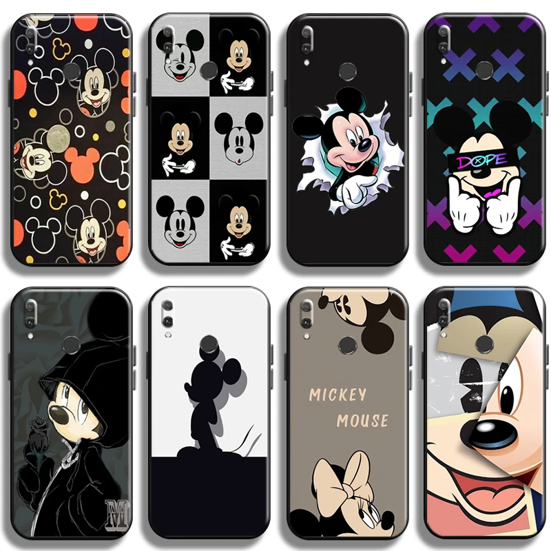

Disney Cartoon Mickey Mouse For Huawei Y9 Prime Y9 2019 Y9A Phone Case Carcasa TPU Coque Cover Soft Black Back Shell Funda