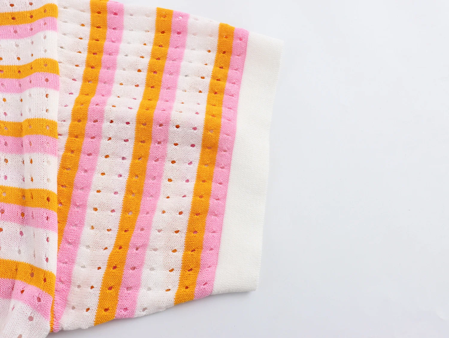 Женский повседневный вязаный комплект в полоску