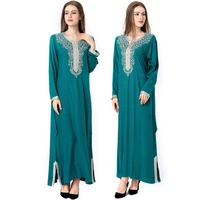 dubai turkey fashion summer kaftan new inner dress muslim women casual dress clothing islamic abaya long sleeve slim maxi