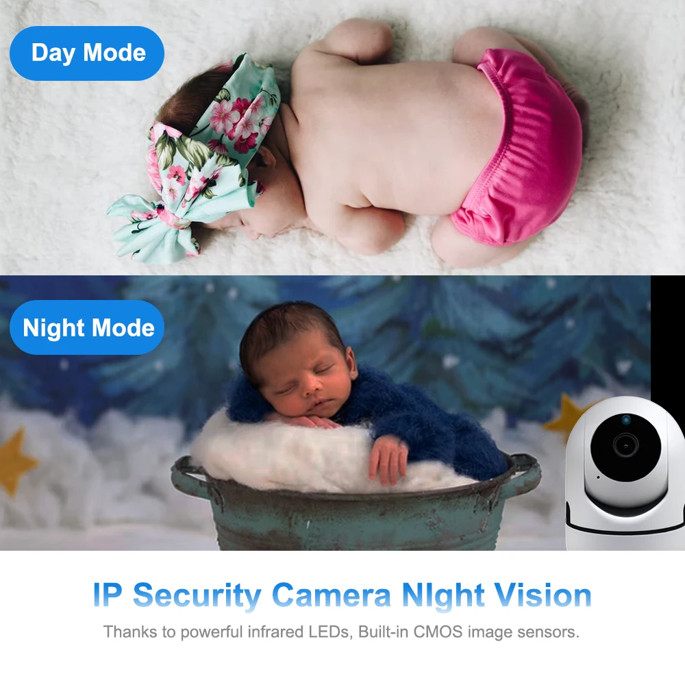 1080P Mini IP Security Camera 5G WiF Baby Monitor Wireless CCTV for Home Auto Tracking Video Surveillance Two way Audio |