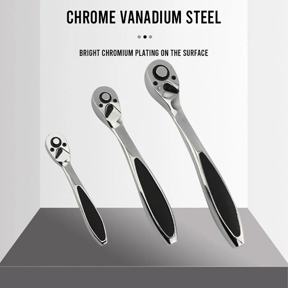 Мини-трещоточный Ключ Быстроразъемный Торцевой 1/4 Дюйма 3/8 С 72 Зубьями Механизм