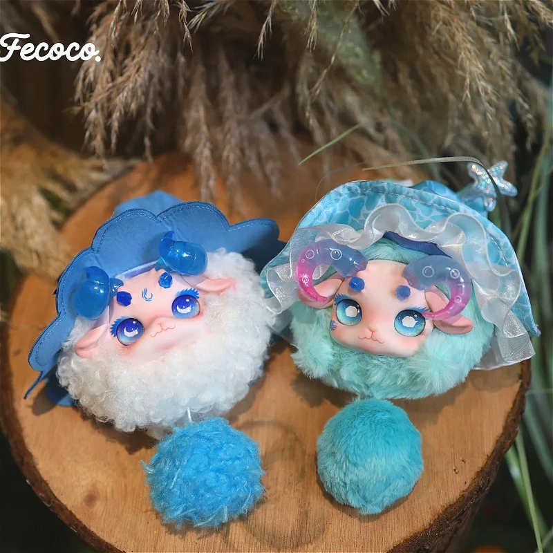 Фото Плюшевый брелок-подвеска Fecoco Ethereal Down Glow Series: милые игрушки-сюрпризы в закрытой упаковке, коллекционные куклы, подарок №5