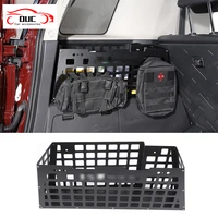 aluminum alloy black car trunk storage basket organize storage box for toyota fj cruiser 2007 2021 interior accessories