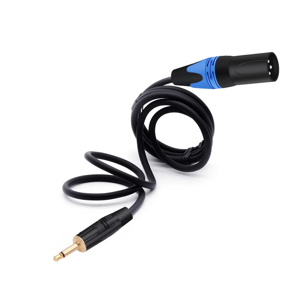 

Моно-кабель 3,5 мм, 3-контактный штекер на штекер XLR, сбалансированный кабель для соединения микрофона, кабель с четверти дюйма на штекер XLR