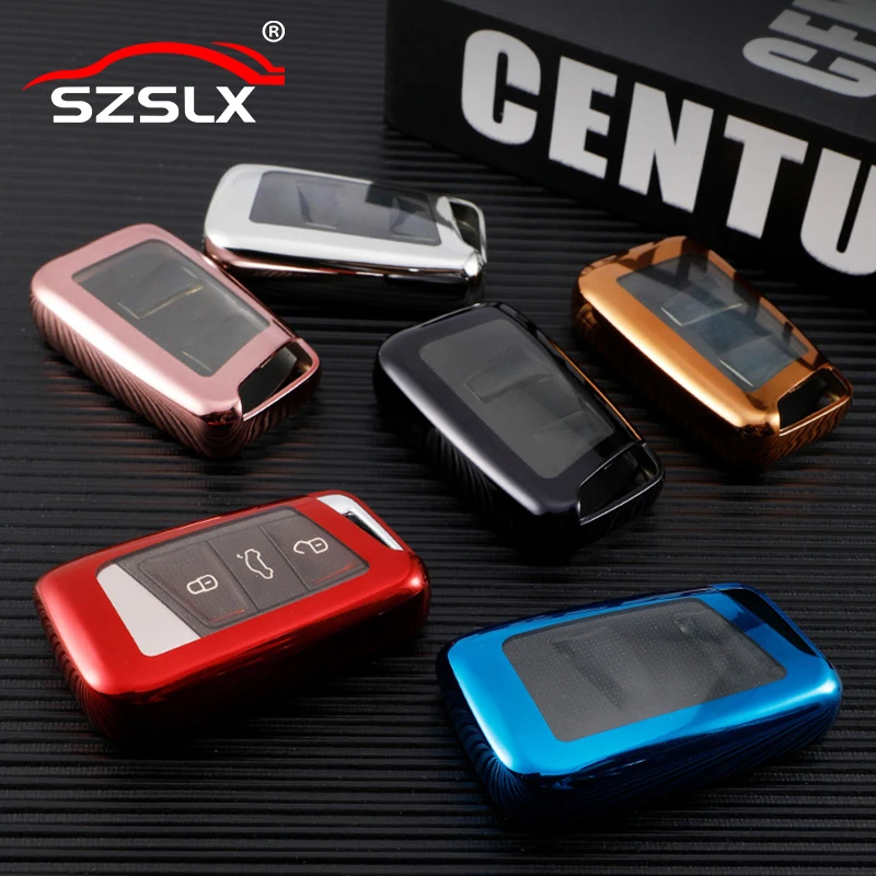 

TPU Car Remote Key Case Cover Shell Fob For VW Volkswagen Passat B8 Tiguan Magotan Golf For Skoda Kodiaq Superb A7 Accessories
