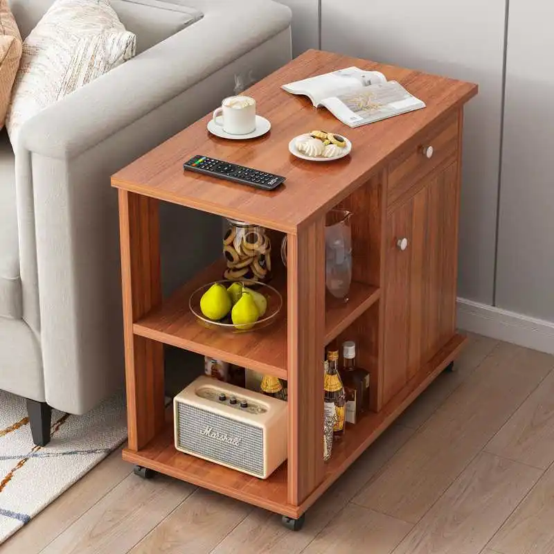 

2022 New Tea Table Sofa side cabinet side cabinet home living room coffee table small apartment side table simple movable simple