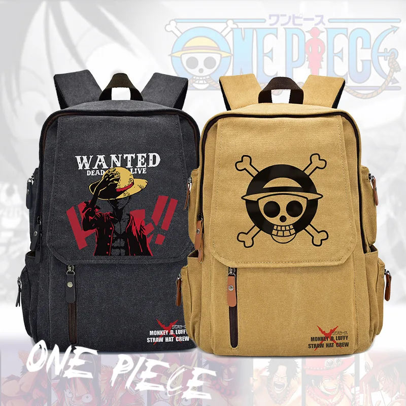

New One Piece Dragon Ball Anima Peripherals Premium Rucksack Luffy Joint School Bag Trendy Cool Large Capacity Backpack