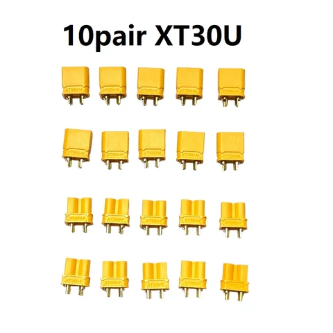 XT30U XT-30U разъемы QYWWRC желтые