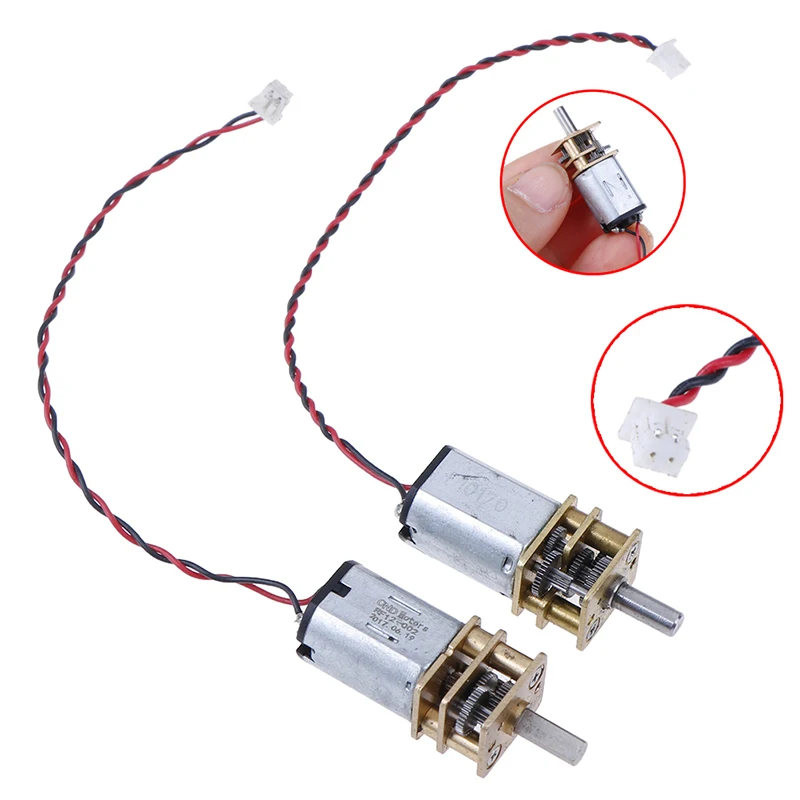 

1pc DC 3V-6V 5V 55rpm Reduction Gearbox Slow Speed Micro N20 Full Metal Gear Motor