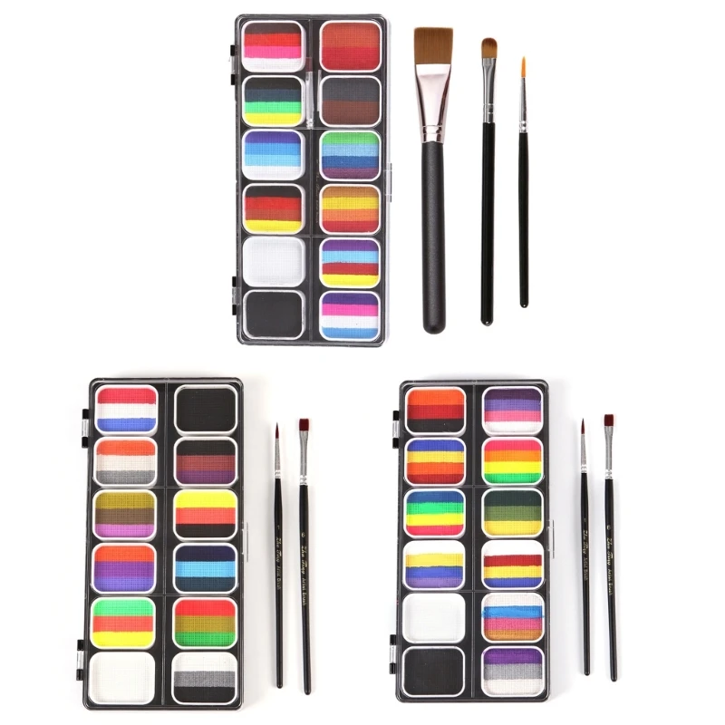 

12 Color Face Paint Body Paint Makeup Paint Face Body Painting Party Makeup Painting for Festival Eye Face Make Up