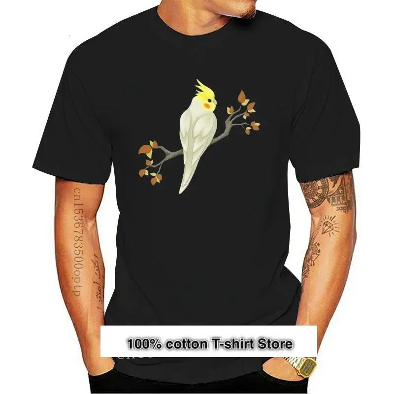 

Camiseta amarilla para mujer, nuevas encantadoras Cockatiel, Estilo libre