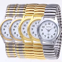 fashion women watch men luxury wristwatches couple quartz watches elastic band clock daily wear gifts