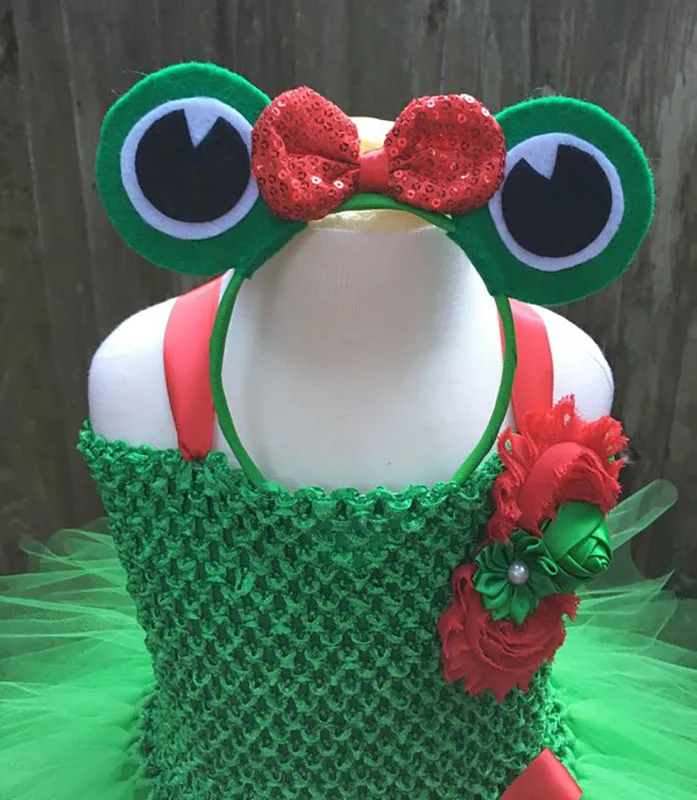 Детское платье-пачка из тюля с цветочным бантом