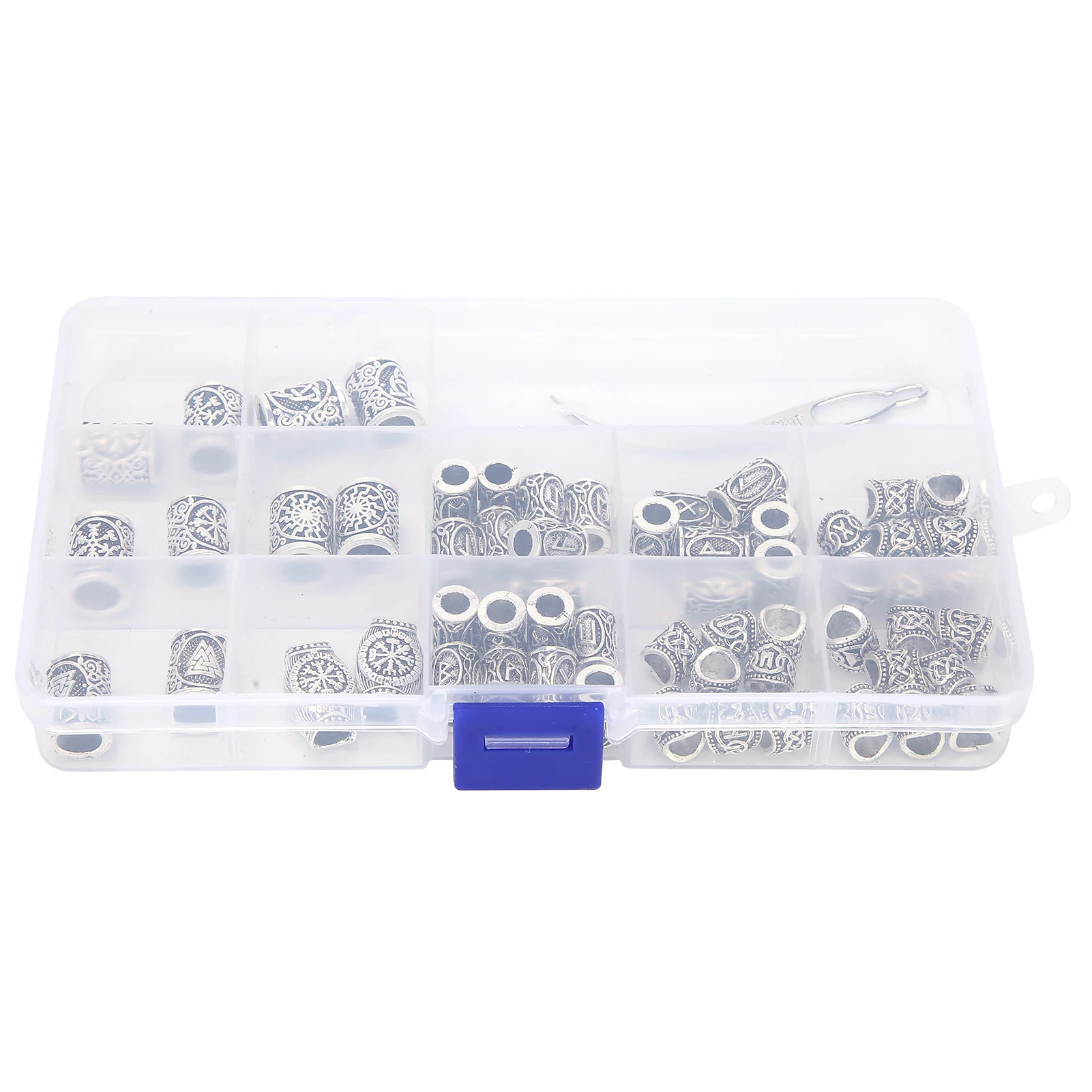 

Dreadlocks Beard Hair Beads Vintage Beard Braiding Beads Dreadlocks Tool Set Accessory