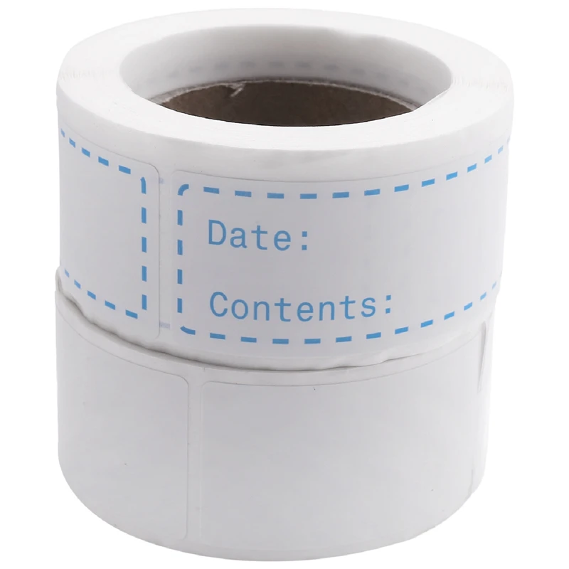 

Этикетки для даты еды и пустые этикетки для морозильной камеры, съемная наклейка для холодильника, лента для контейнера для еды, буфета, кух...