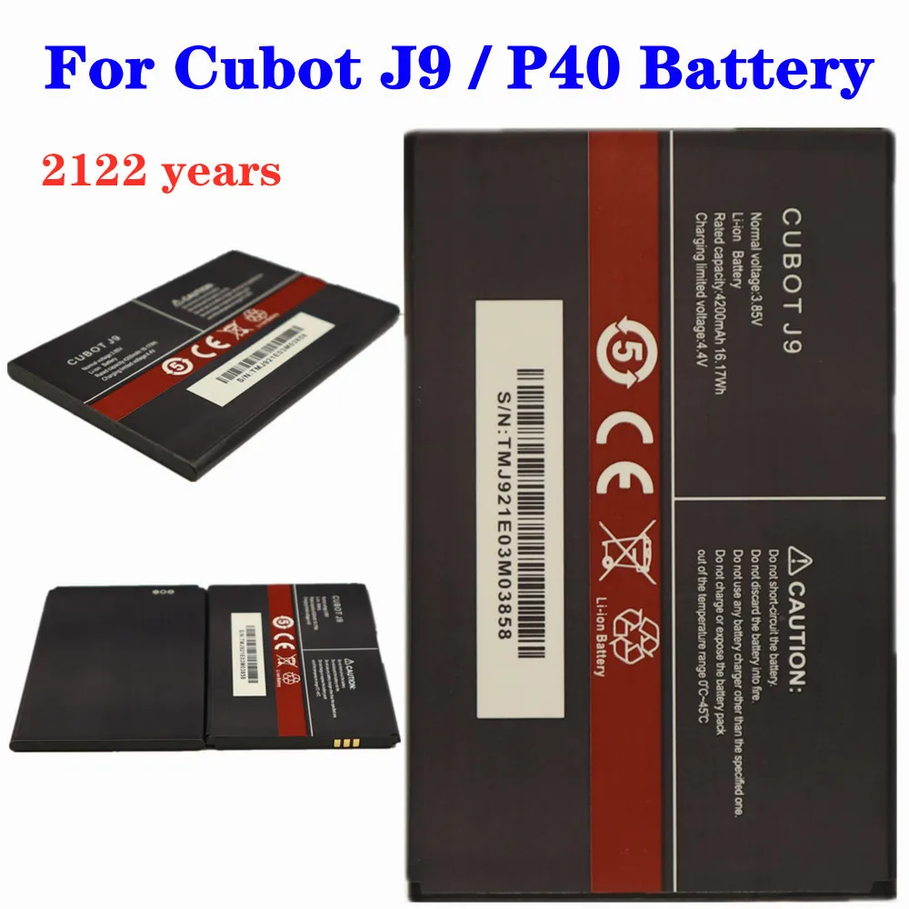 

2022 New High Quality 4200mAh For Cubot J9 , Cubot P40 AUCC Phone Battery Replacement Batteries , In Stock