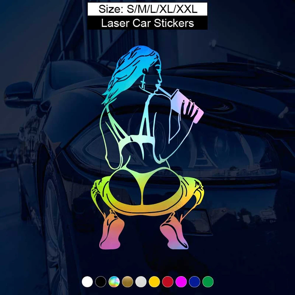 Питьевые привлекательные автомобильные наклейки для девочек водонепроницаемые