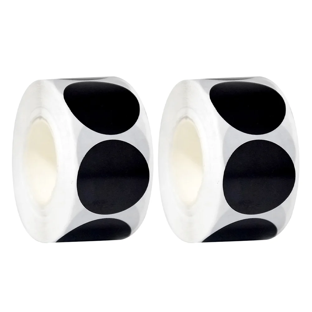 2 шт. уплотнительные наклейки круглые этикетки черная кухонная кладовая