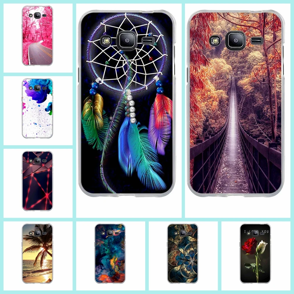 Чехол для Samsung Galaxy J2 2015 J200 J200F J200H задняя крышка мультяшный Мягкий чехол из ТПУ -