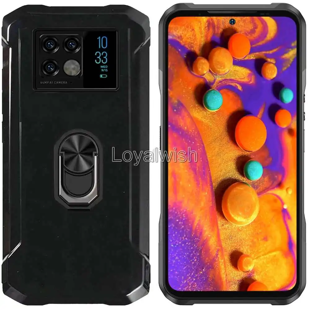 Чехол для Dooge V20 мягкий ударопрочный чехол из ТПУ с кольцом-держателем Doogee - купить