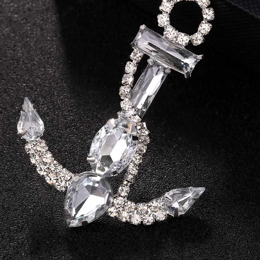 Модные серьги-подвески Stonefans с якорем раньше ювелирные изделия для женщин