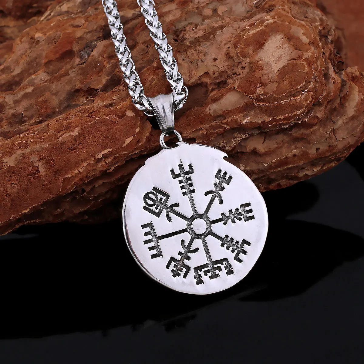 Ожерелье Vikings из нержавеющей стали с изображением дракона оверлора для мужчин