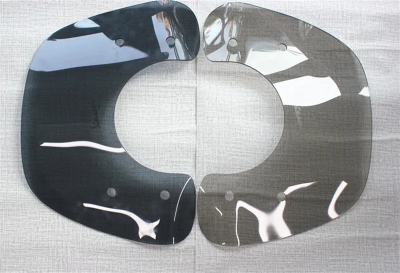

-Motorcycle Windshield Wind Deflectors Windscreen For Vespa Gts300 With Fitting Kit