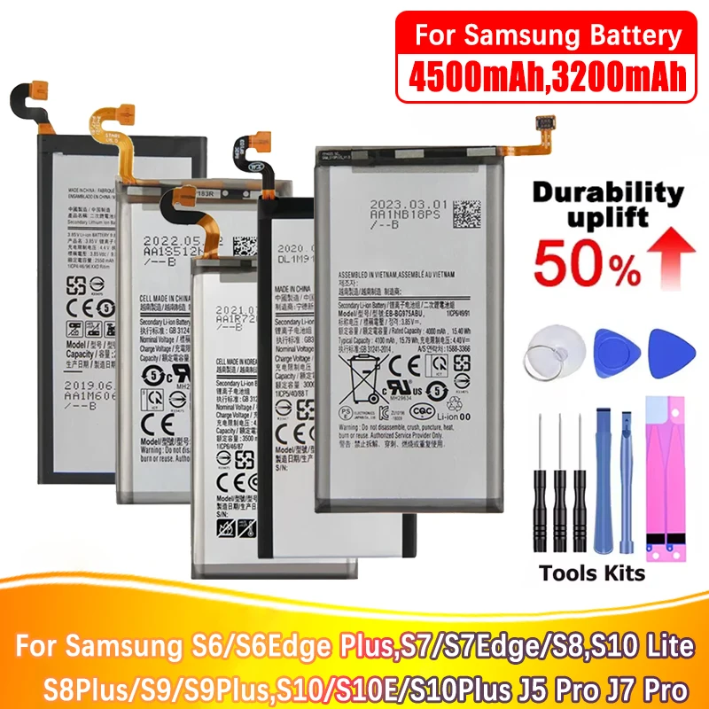 EB-BG973ABU/E Новый Сменный литиевый аккумулятор для телефона + инструмент Samsung Galaxy S6 7