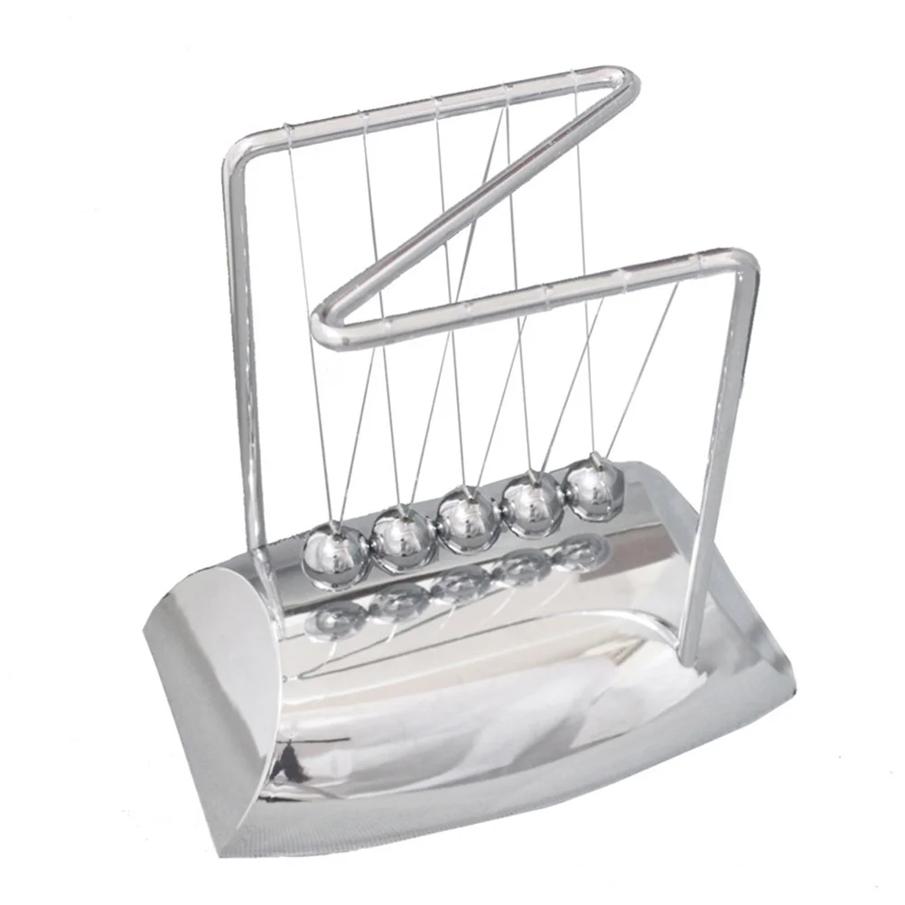 

Balancenewton Cradle Science Newtons Pendulum Craft Toydesk Physics Physical Decor Device Adorn Motion Chic Perpetual Toys Steel