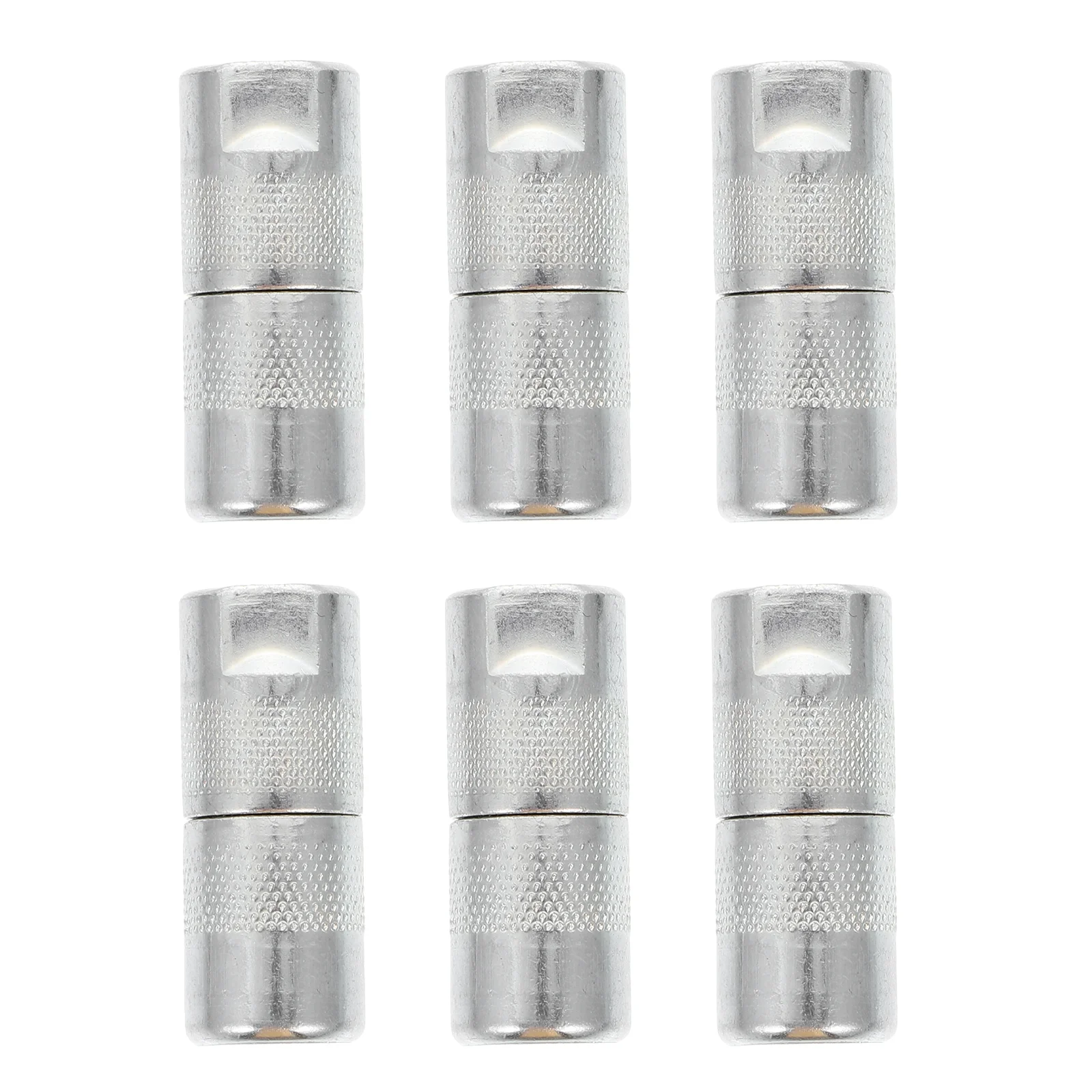 

6 Pcs Butter Sprinkler Grease Fitting Coupler Ordinary Accessories Brass Nozzle