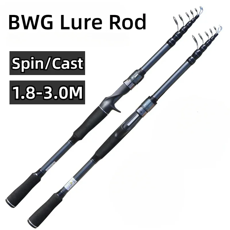 Сверхлегкая карбоновая удочка 1 8/2 1/2 4/2 7/3 0 м приманка WT8-18 г для литья/спиннинга M с