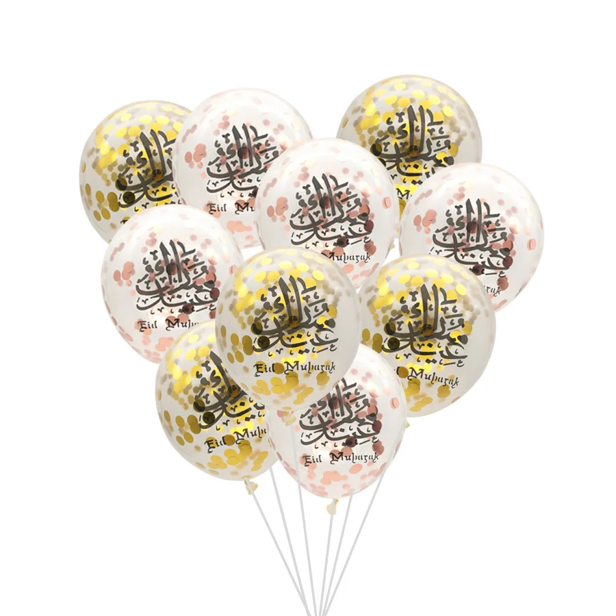 

5 шт., латексные воздушные шары 12 дюймов с конфетти