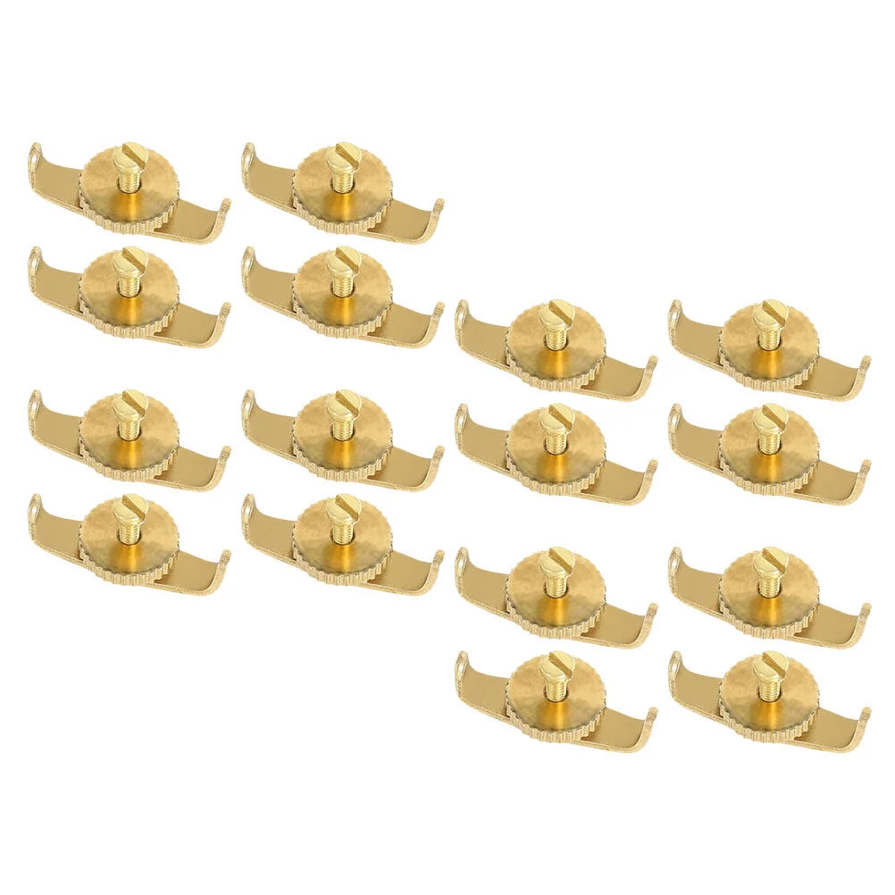 

16 PCS Tuning Clip Copper Erhu Adjustment Tool Replacement Accessory Specialty Tools Fine Tuner Pro