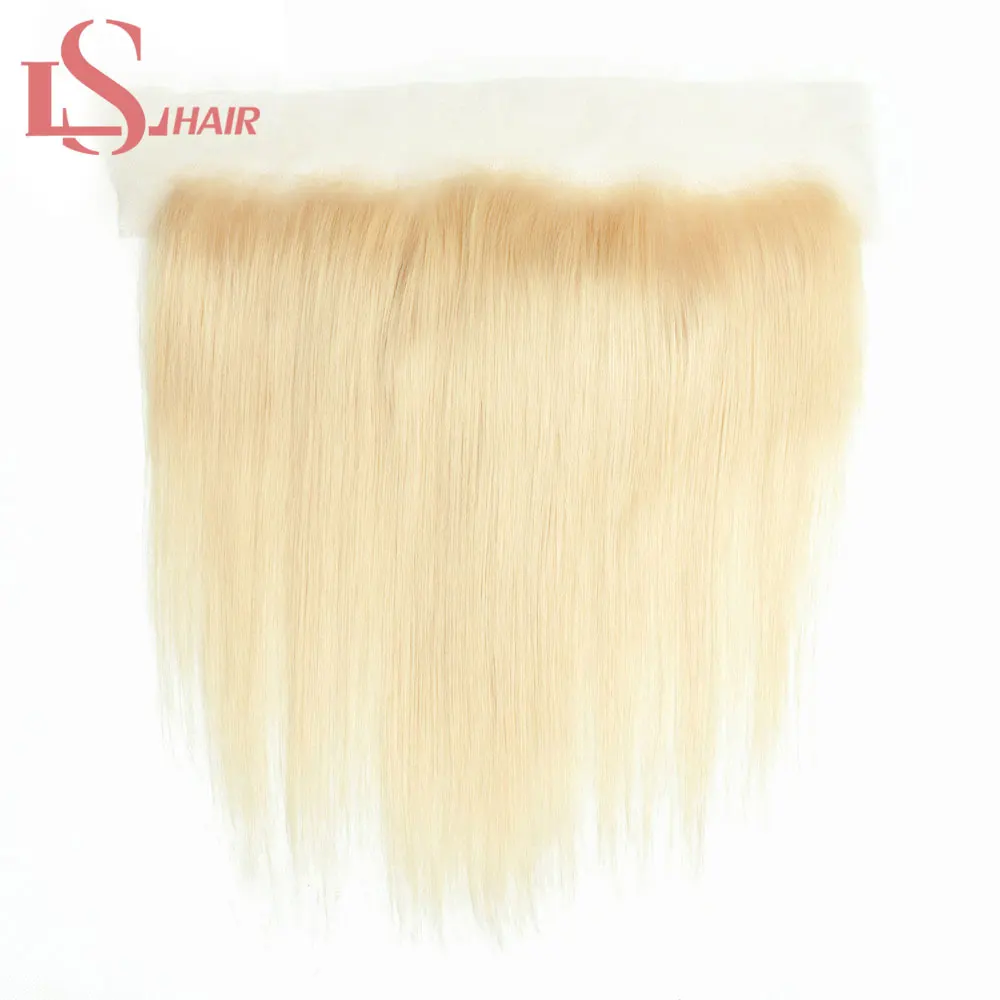 13x4 HD Lace Frontal Brazilian Straight Ear To Ear Transparent 613 Blonde 4x4 Lace Closure Remy Frontal Human Hair Pre Plucked