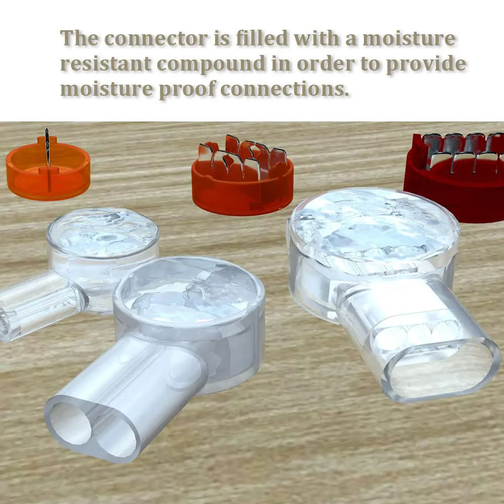 100 шт. соединители для телефонного кабеля RJ45 RJ11 |