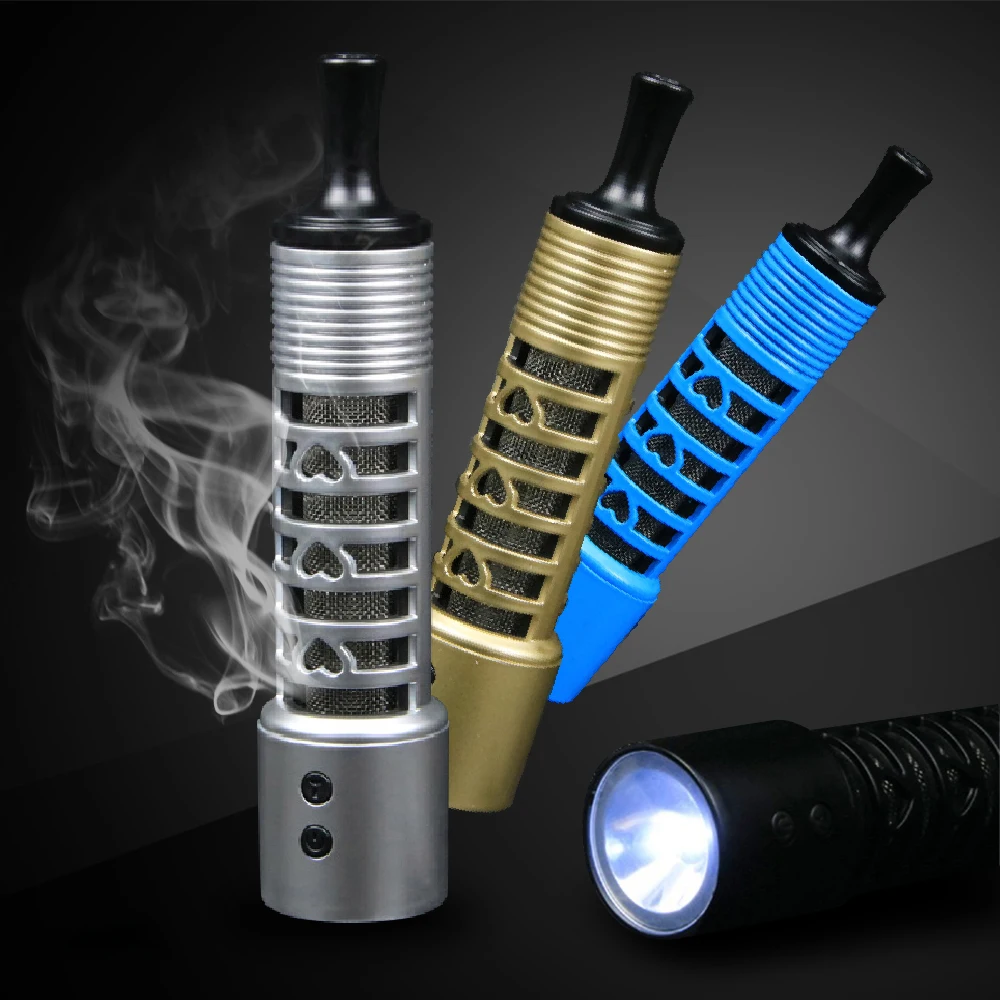 

USB Cigarette Holder Car Ashtray With Flashlight Anti-dirty Ash Cigarette Filter Rechargeable Lighter Men Smoking Accessories