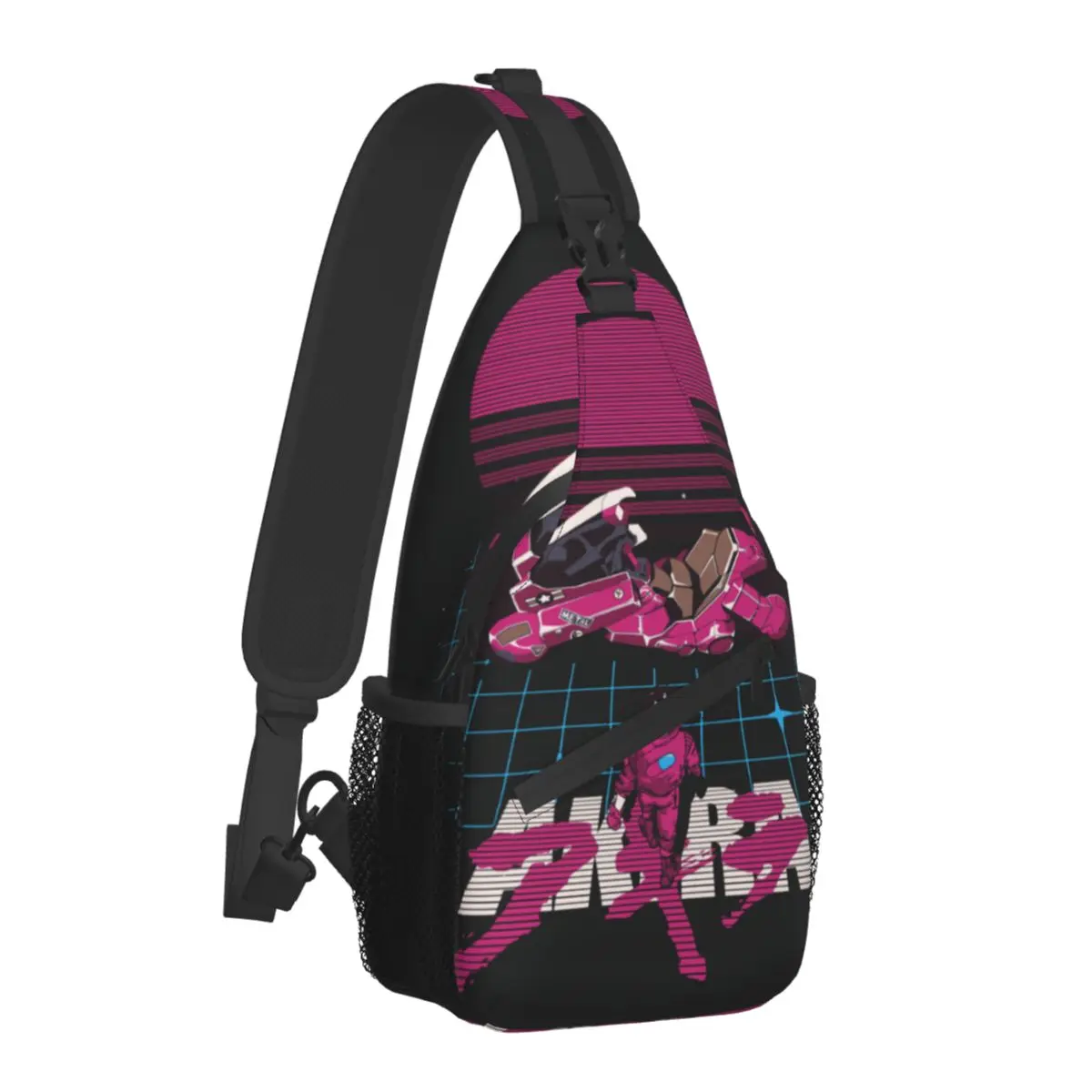 

Cyberpunk Akira Kaneda Shoulder Bags Retro 70s Novelty Chest Bag Men Trip Daily Sling Bag Phone Designer Small Bags