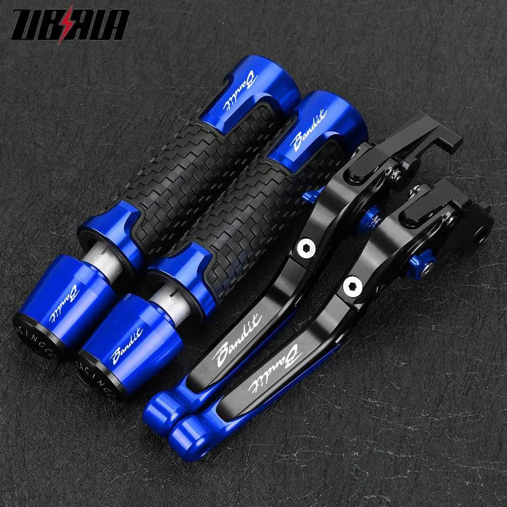 

Motorcycle Brake Clutch Levers Handlebar Handle Grips Ends Cap Slider For SUZUKI GSF 650 GSF650 GSF650S GSF650N BANDIT 2005 2006