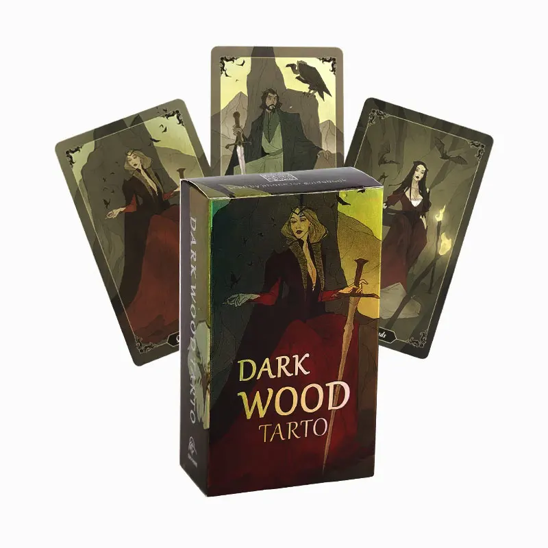 

The New English Dark Wood Tarot Cards Leisure Party Fate Chess Card Game Tarot PDF Guide Is Worth Having Tarot Game