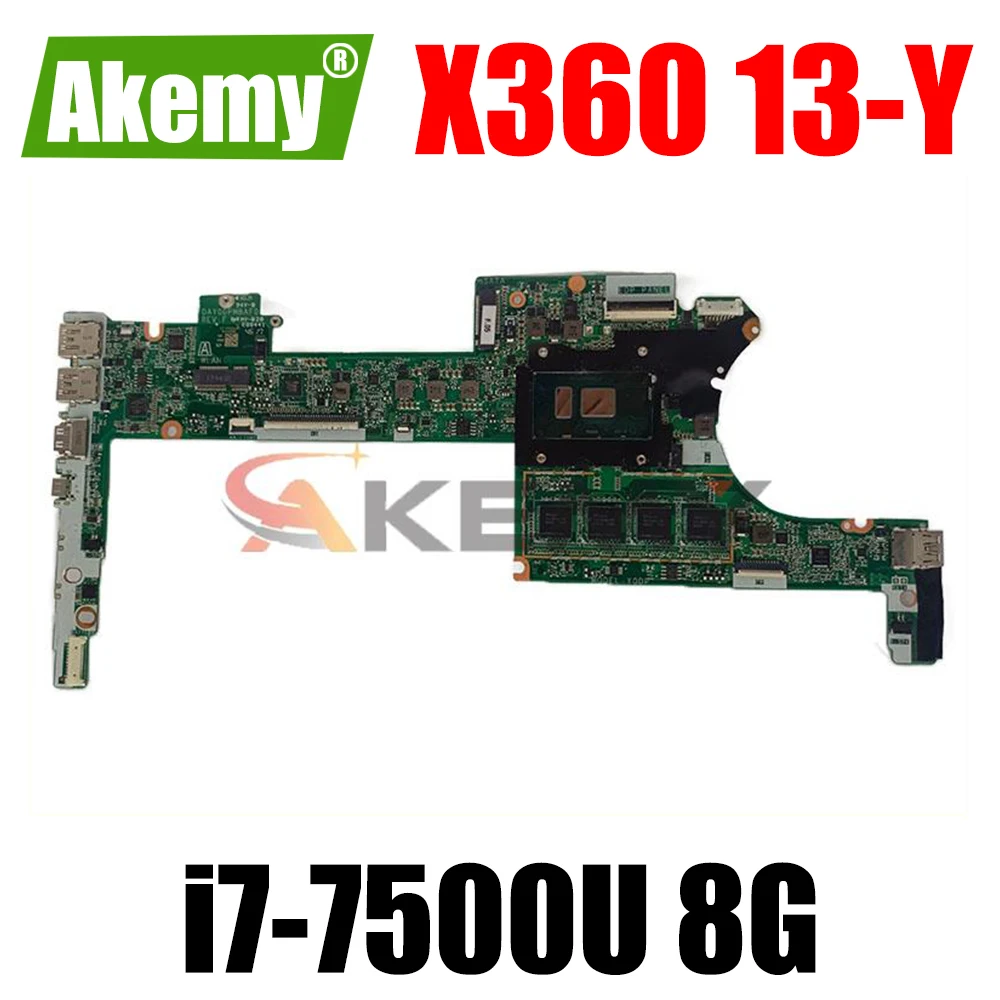 

For HP Envy X360 13-Y 13T-Y000 motherboard Series 906722-601 906722-001 DAY0DPMBAF0 i7-7500U 8G Laptop Motherboard 100% Tested