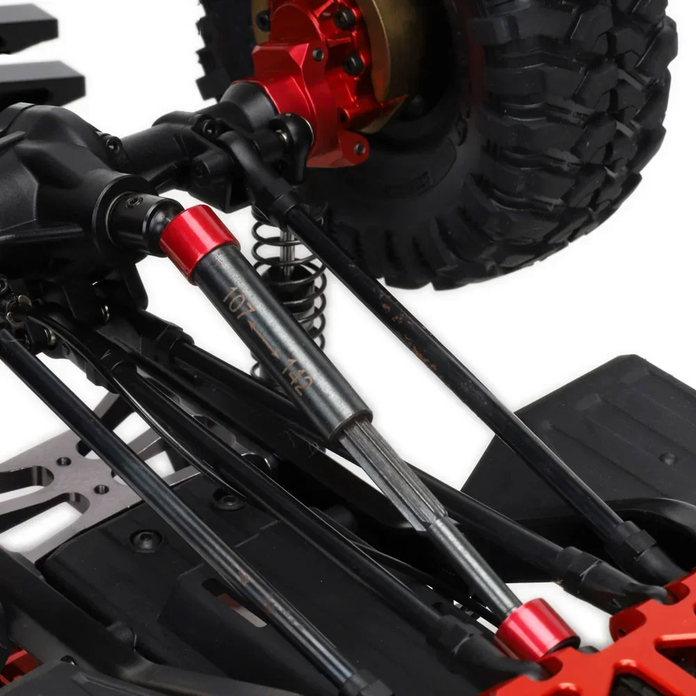 1П 45 # Сталь 107-142 мм 95-130 центральный приводной вал 8250 для RC 1/10 Traxxas TRX4 TRX6 Tamiya Axial SCX10