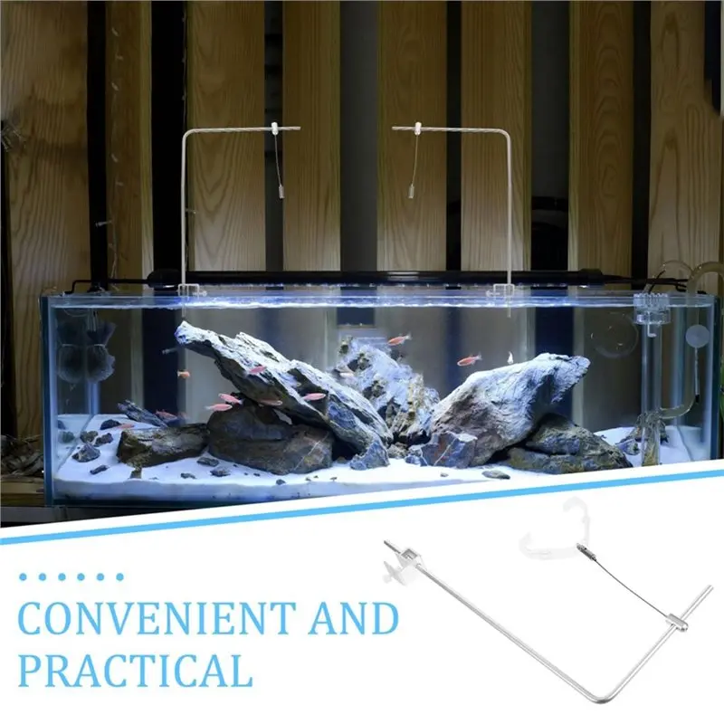 Фото Подставка для аквариумного светильника ABMH-Fish Tank Light Rack с креплением-клипсой для пресноводных и морских аквариумов №4
