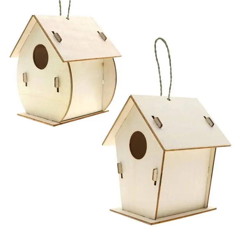 

DIY Bird House Kit Build And Paint Birdhouse Wooden Arts And Crafts Girls Boys Toddlers Creative Activities Wooden Toys For Kids
