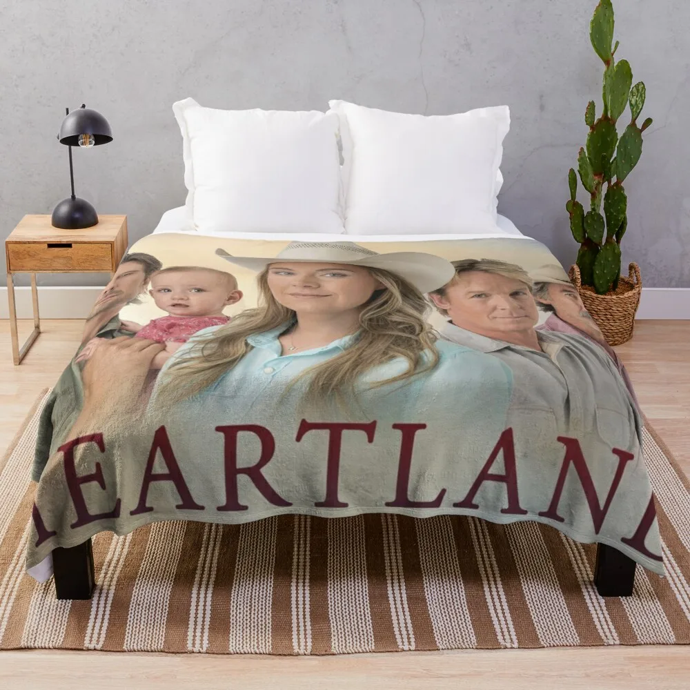 

HEARTLAND ~SHOW Throw Blanket Velor Blankets Microfiber Blanket