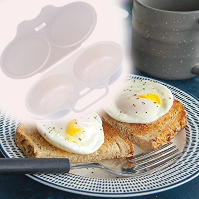 Пластиковый отпариватель для приготовления яиц микроволновой печи