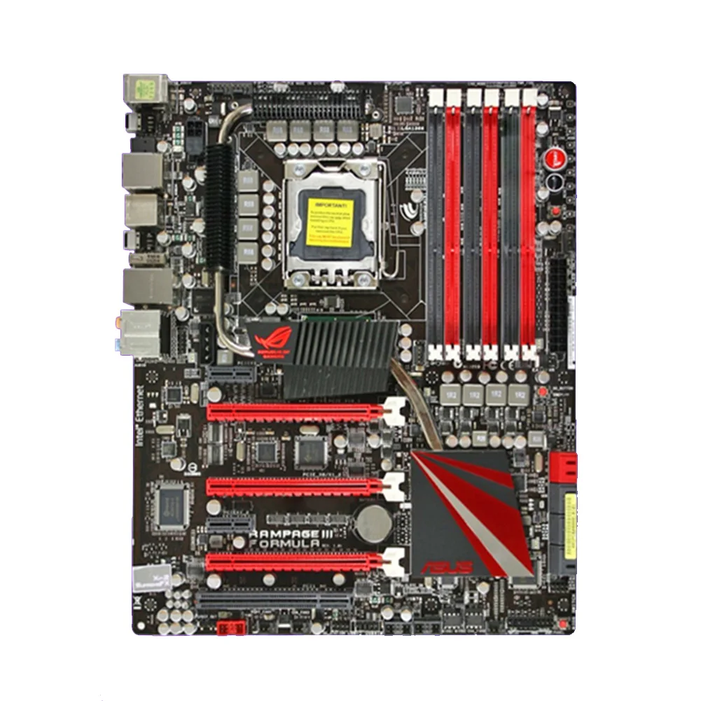 

For ASUS RAMPAGE III Formula LGA 1366 DDR3 24GB ATX Motherboard Used