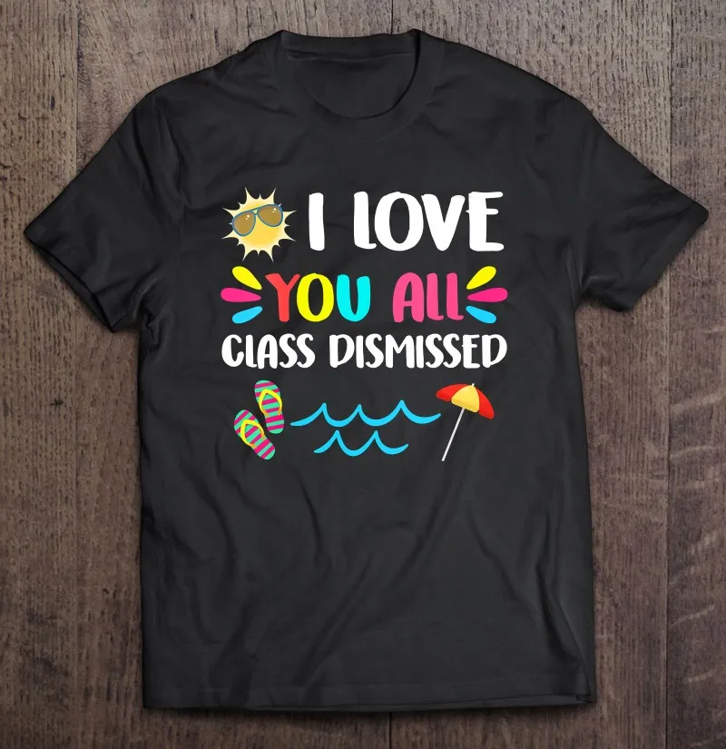 

Мужская футболка с V-образным вырезом и принтом «I Love You All Class»