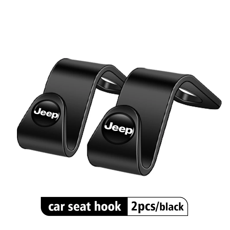 

Крючок на спинку автомобильного сиденья, держатель для хранения, вешалки, крючки, аксессуары для Jeep Grand Cherokee Patriot Renegade Compass Wrangler