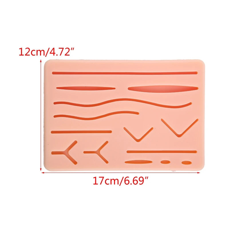Легкий модуль для наложения швов на раны шовная подушечка с классическими ранами
